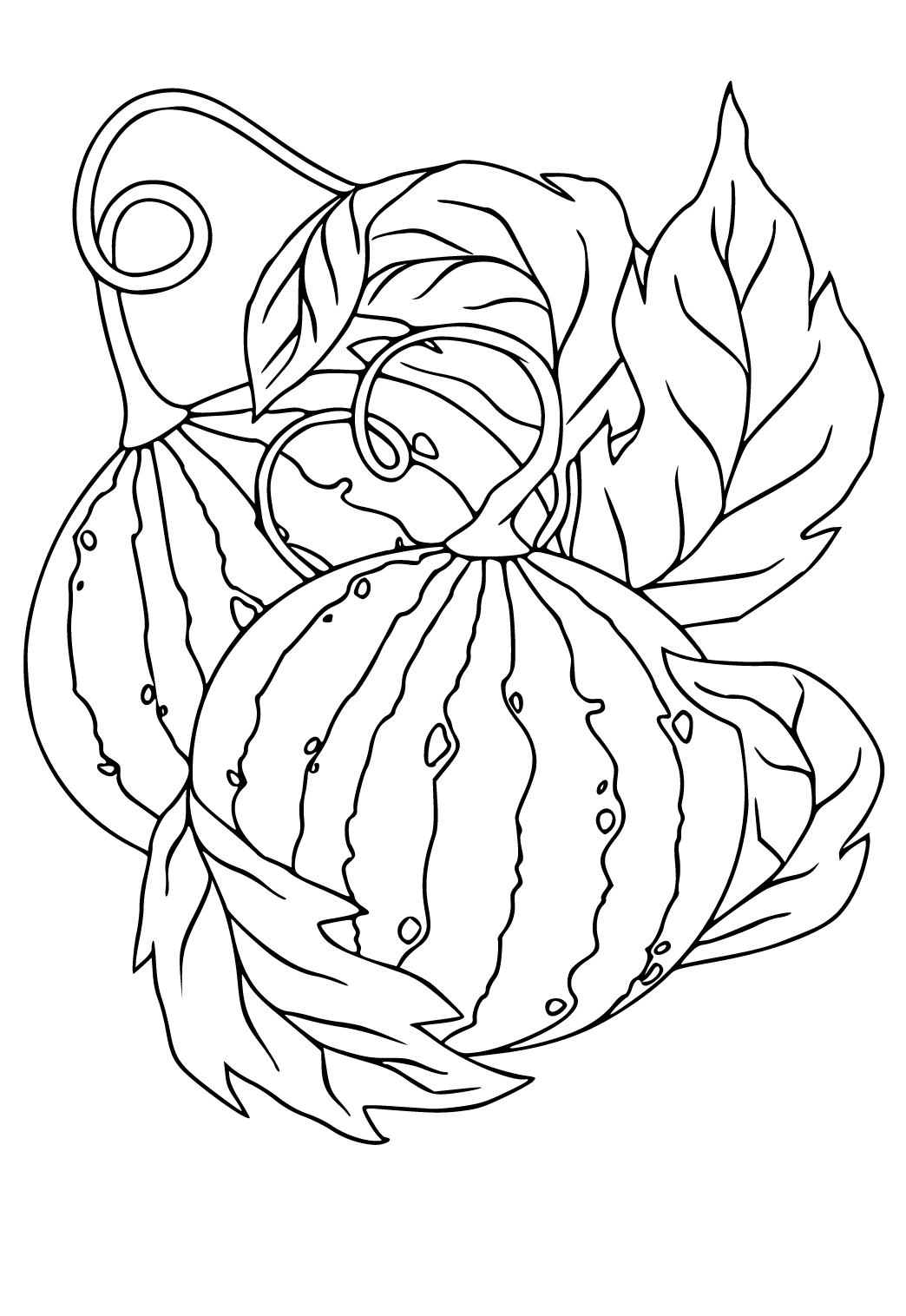 133 Watermelon Coloring Page Ideas for Summer Fun 65