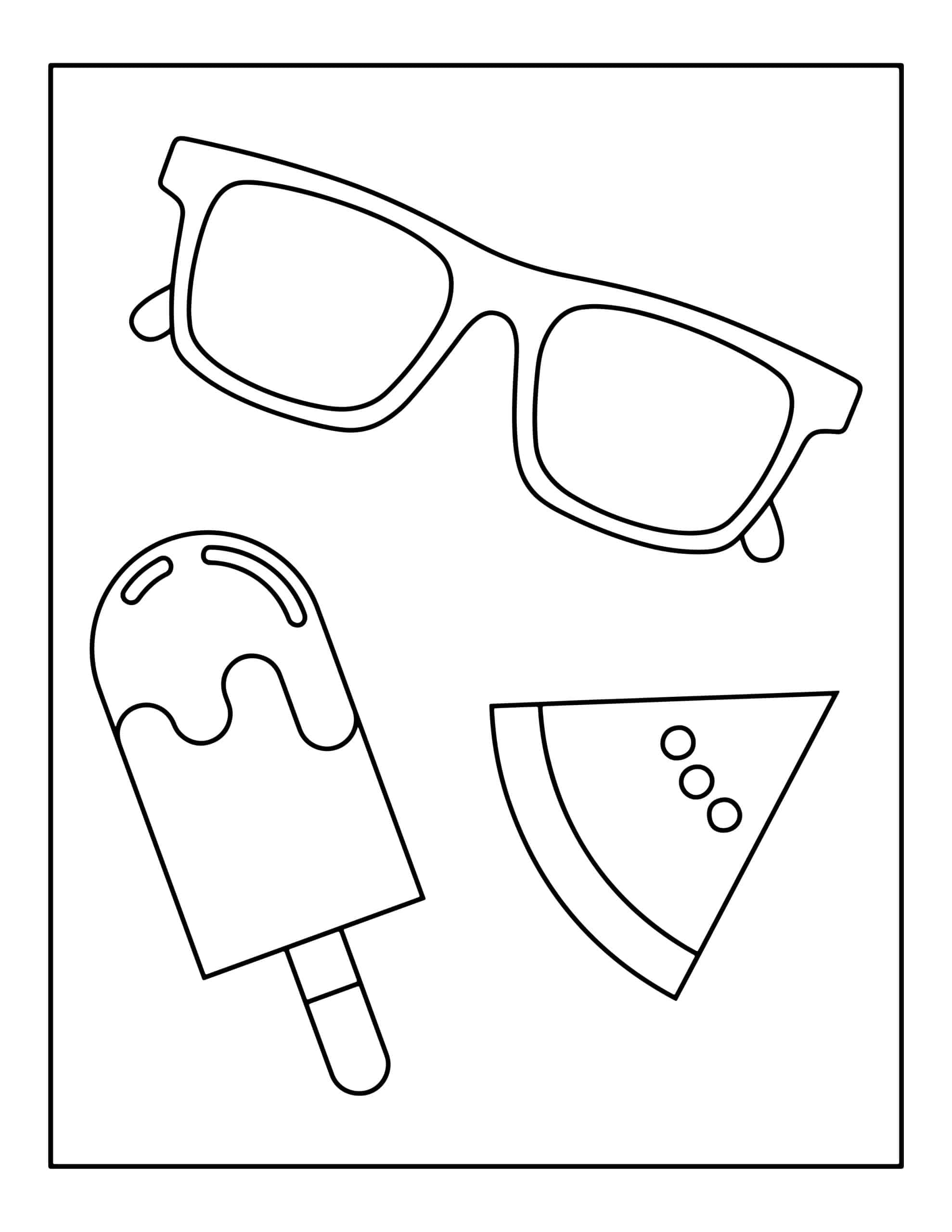 133 Watermelon Coloring Page Ideas for Summer Fun 86