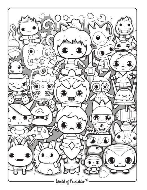 140 People Coloring Pages: Diverse Coloring Adventures 107