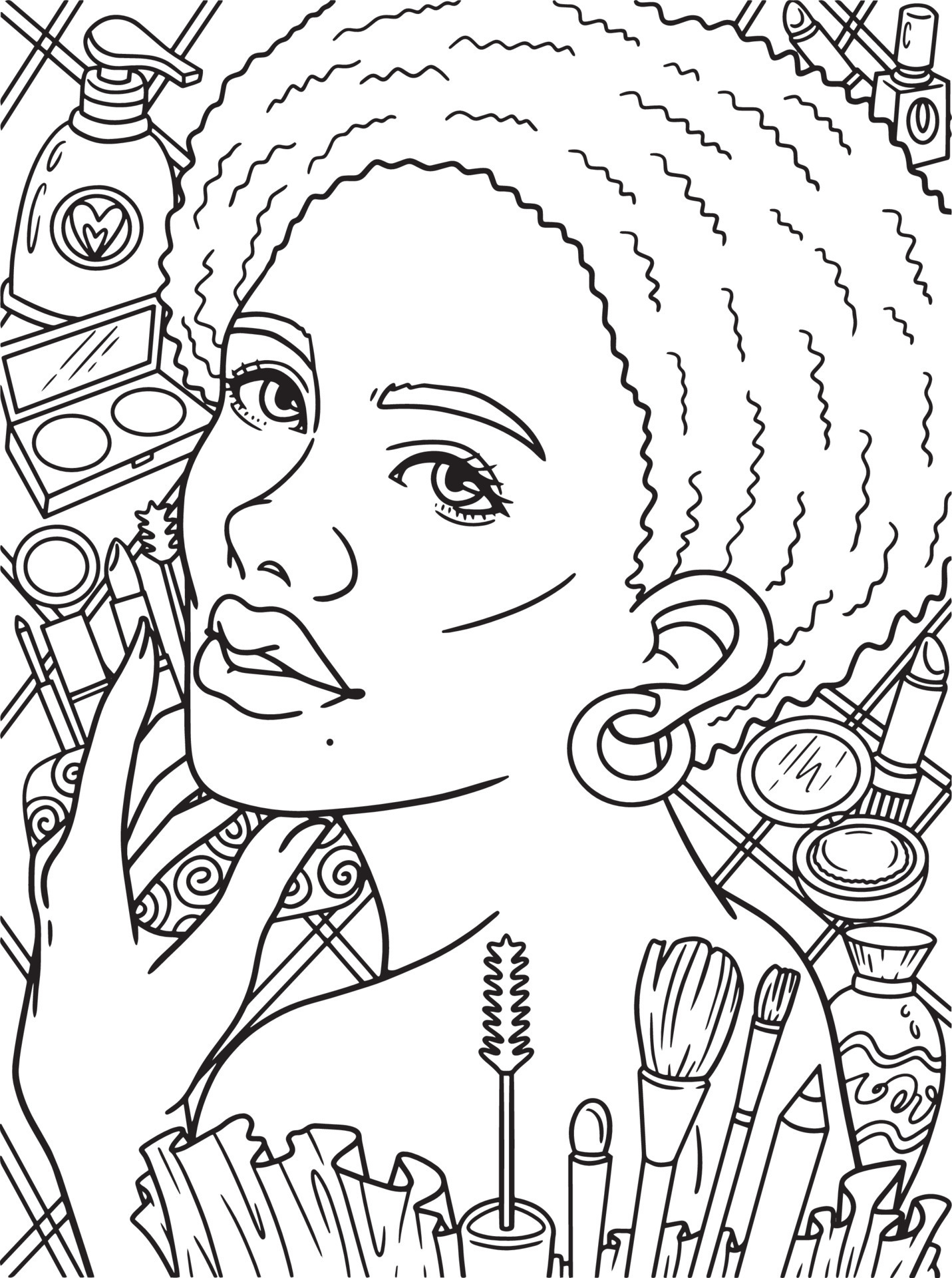 140 People Coloring Pages: Diverse Coloring Adventures 138