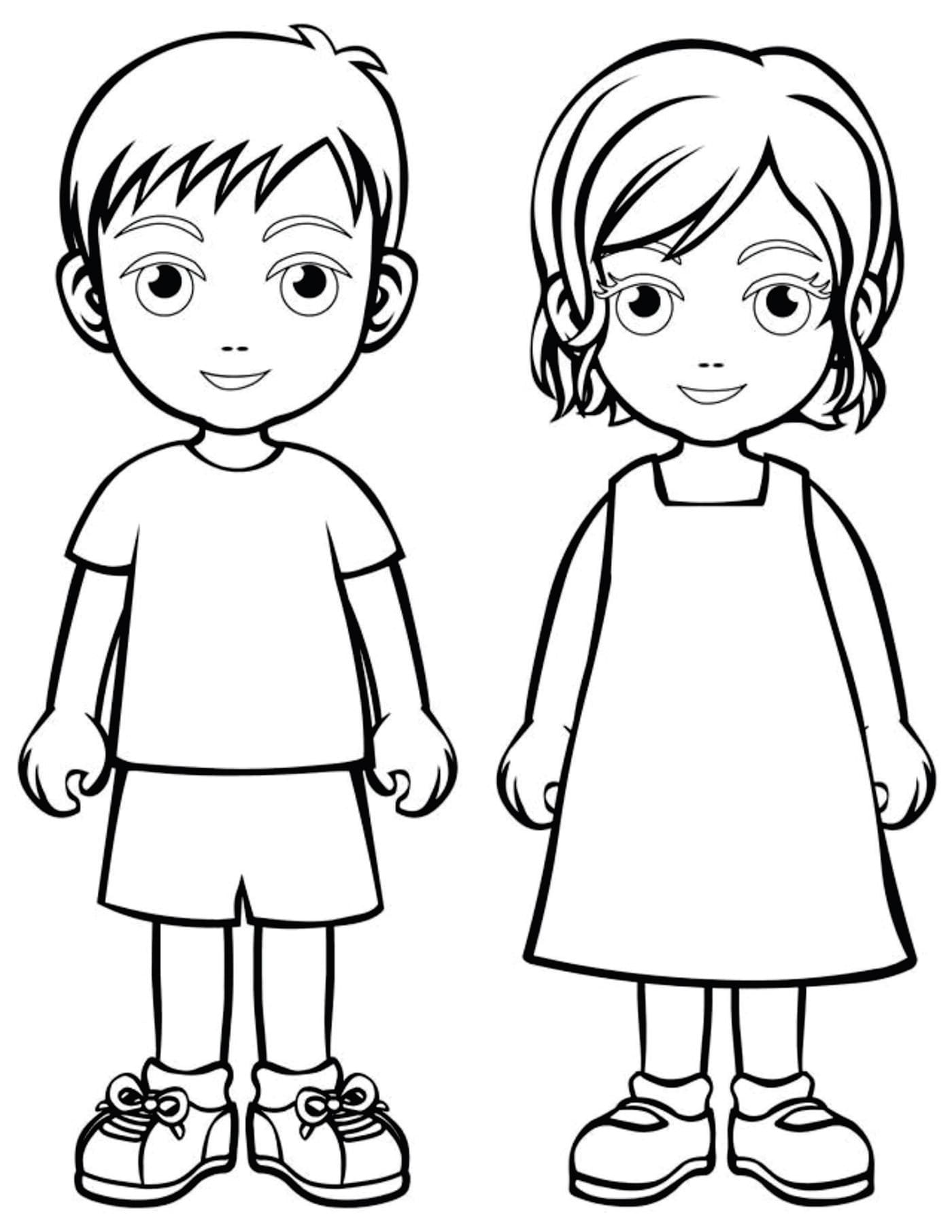 140 People Coloring Pages: Diverse Coloring Adventures 19