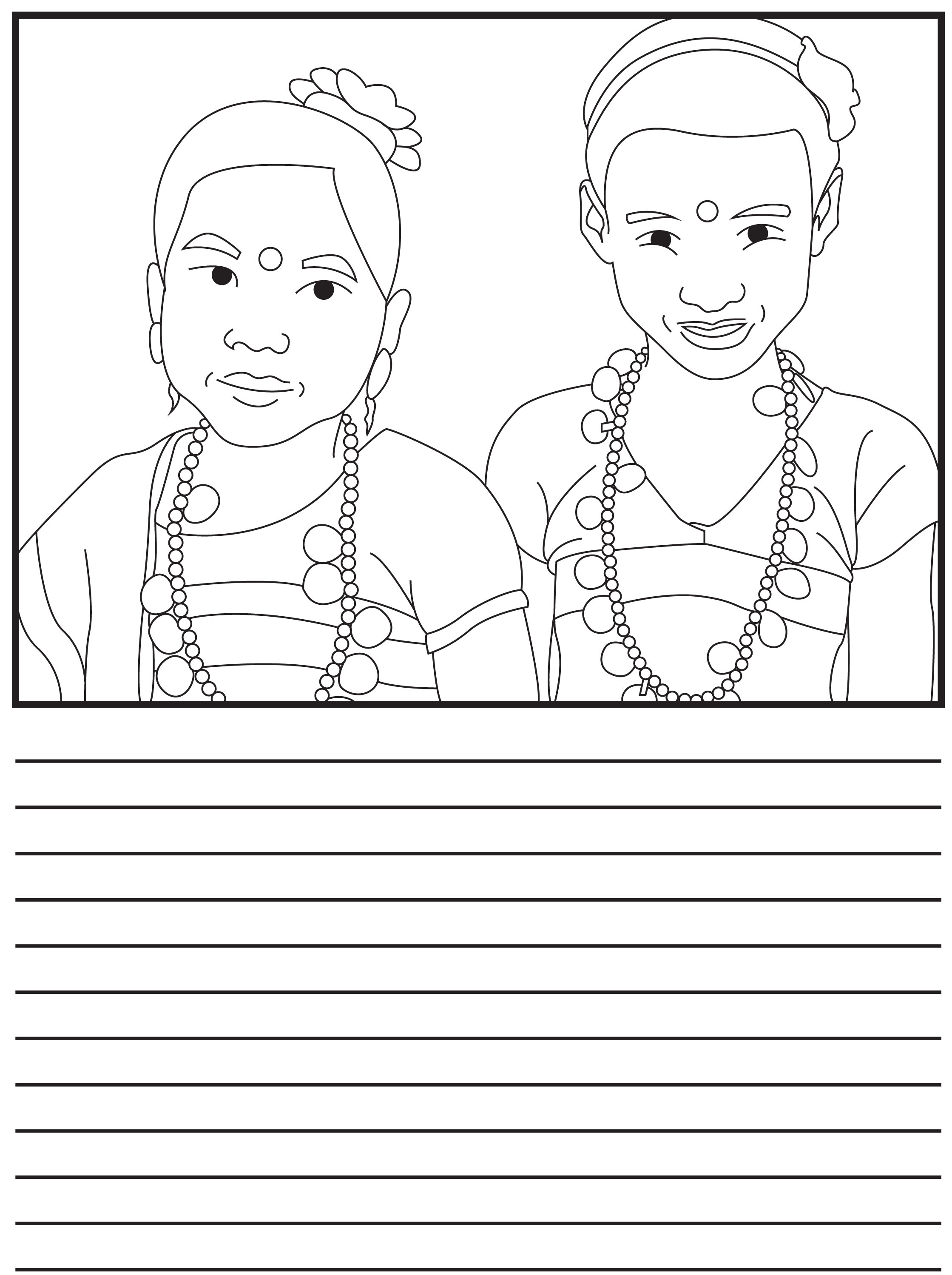 140 People Coloring Pages: Diverse Coloring Adventures 34