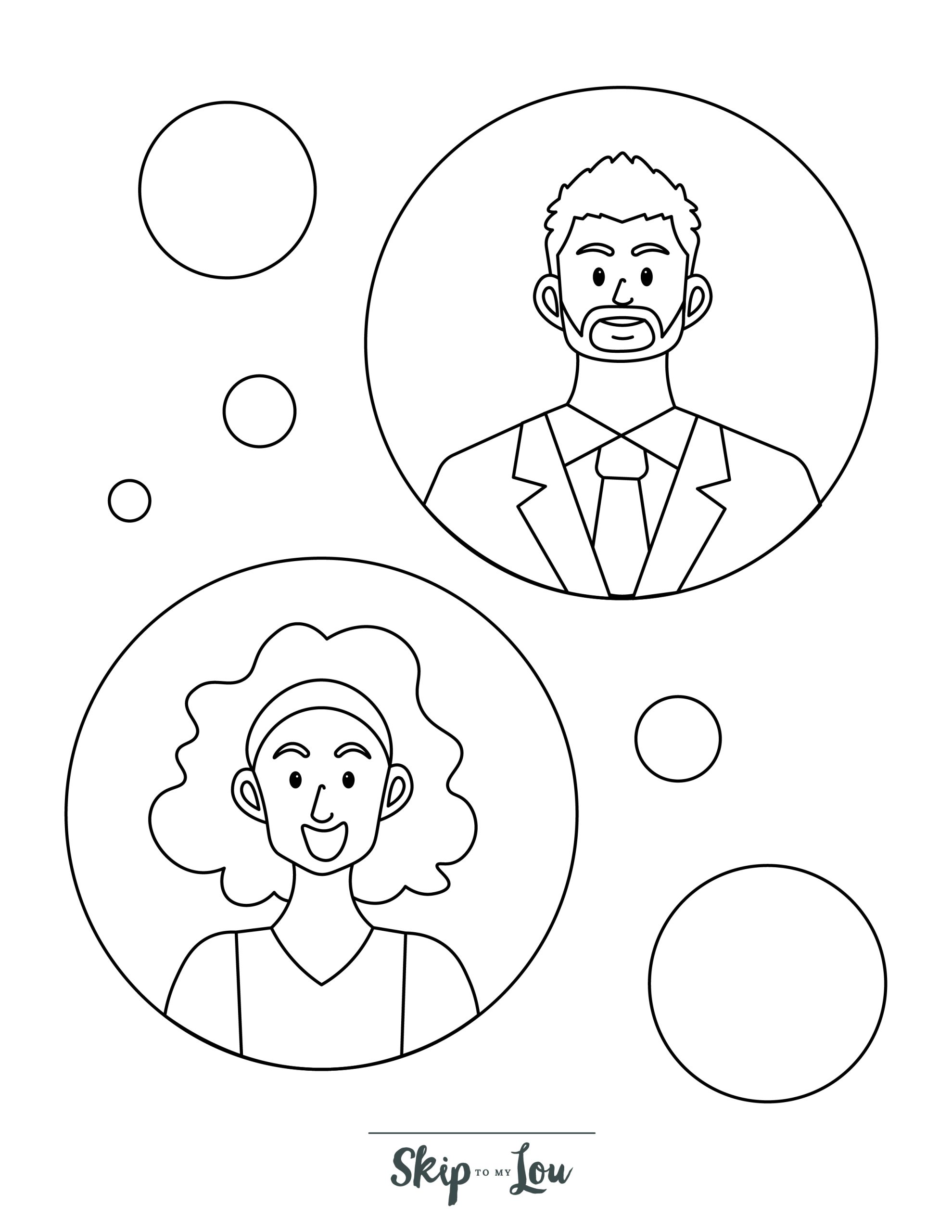 140 People Coloring Pages: Diverse Coloring Adventures 60