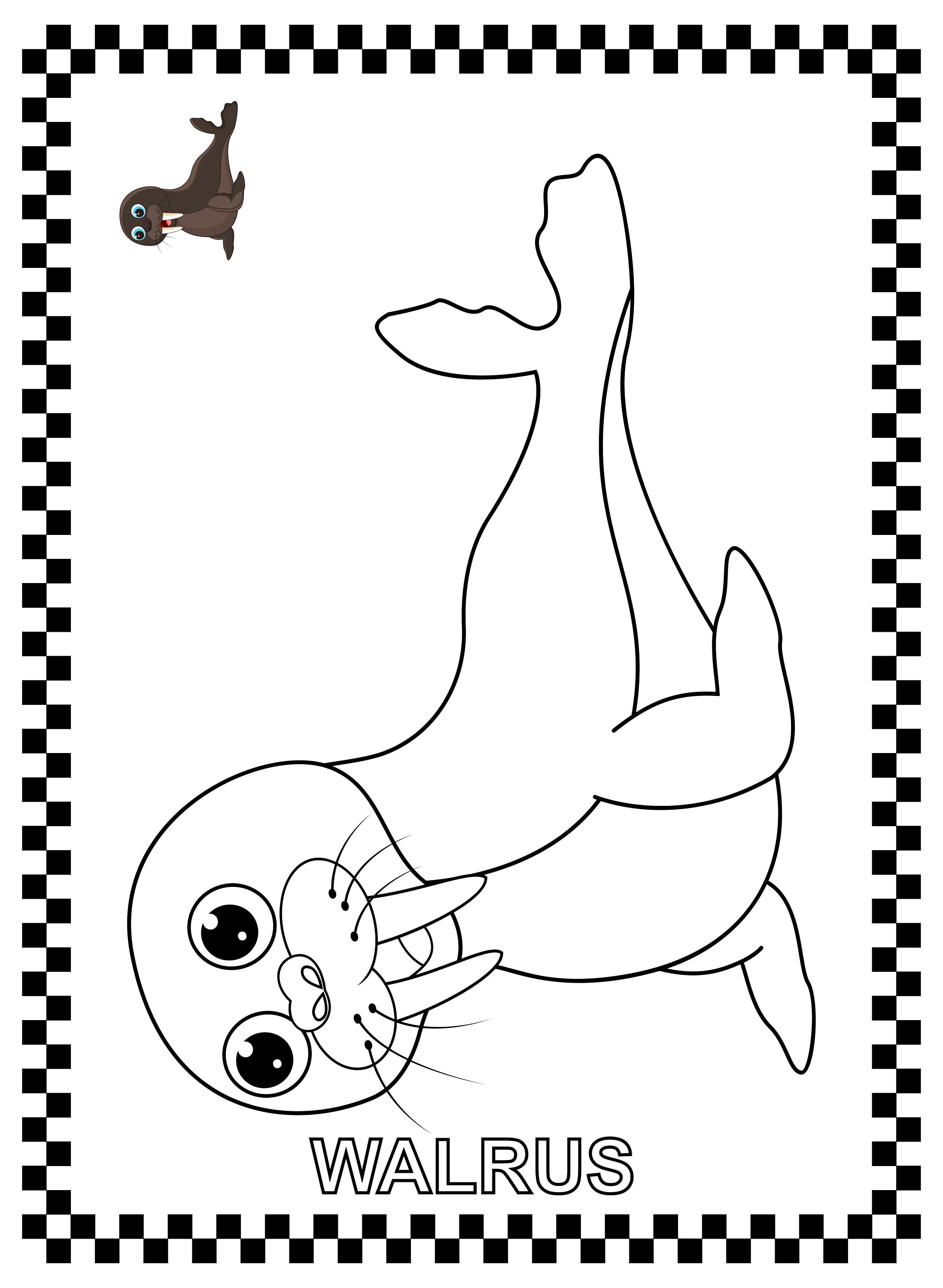 141 Free Walrus Coloring Pages For Kids Printable 102