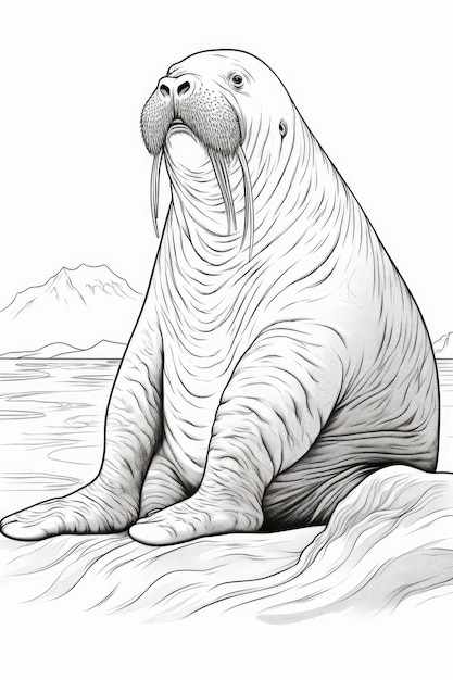 141 Free Walrus Coloring Pages For Kids Printable 11