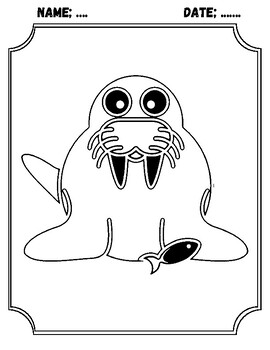 141 Free Walrus Coloring Pages For Kids Printable 140