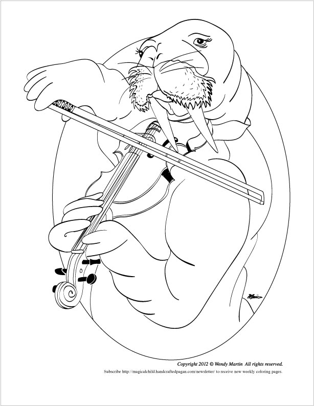 141 Free Walrus Coloring Pages For Kids Printable 27