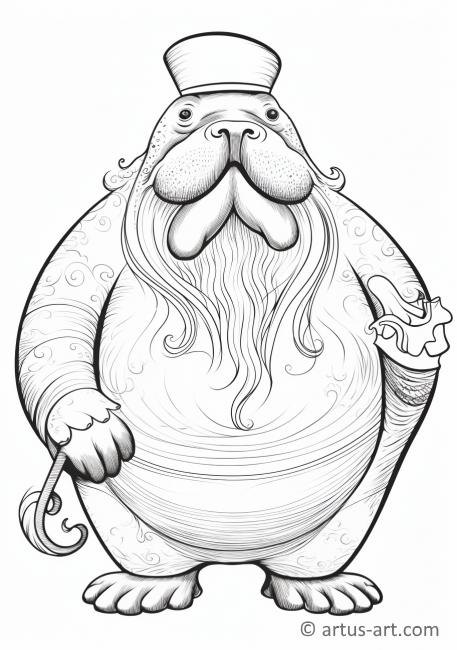 141 Free Walrus Coloring Pages For Kids Printable 4