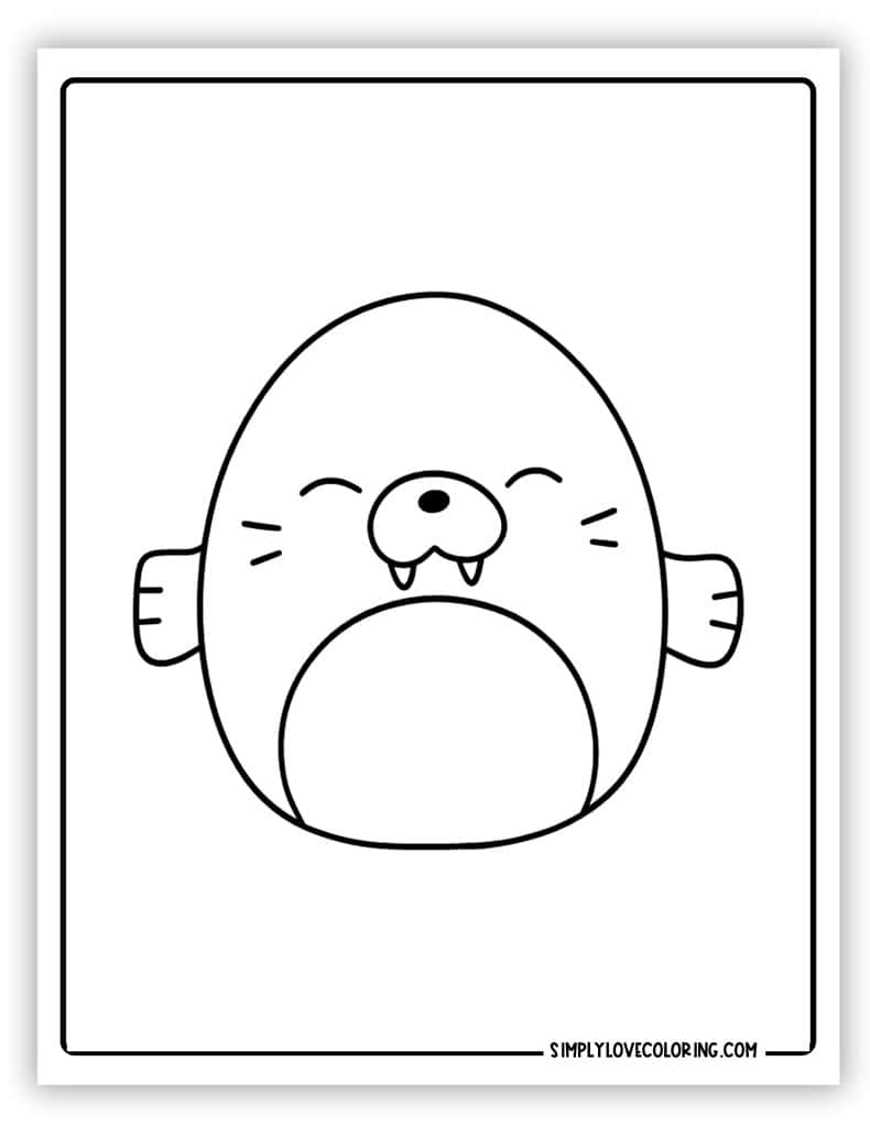 141 Free Walrus Coloring Pages For Kids Printable 60