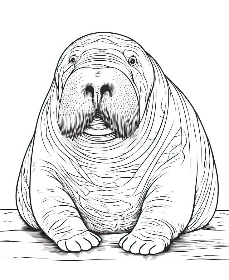 141 Free Walrus Coloring Pages For Kids Printable 7