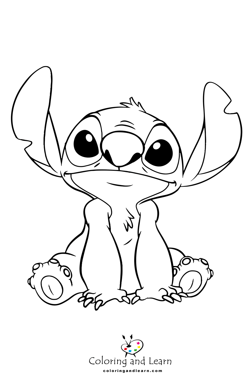 143 Cute Stitch Coloring Pages FREE Printable 10