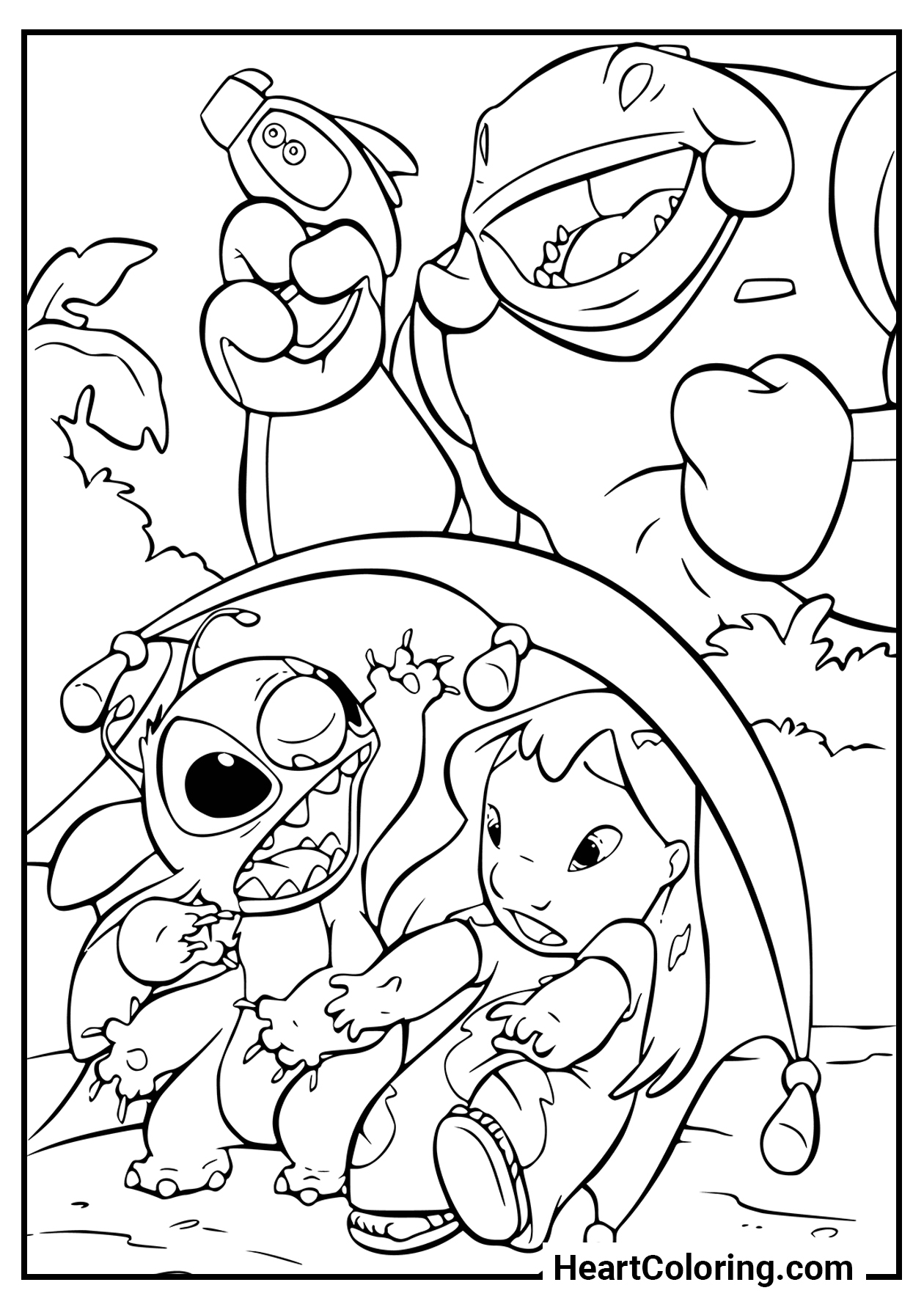 143 Cute Stitch Coloring Pages FREE Printable 102