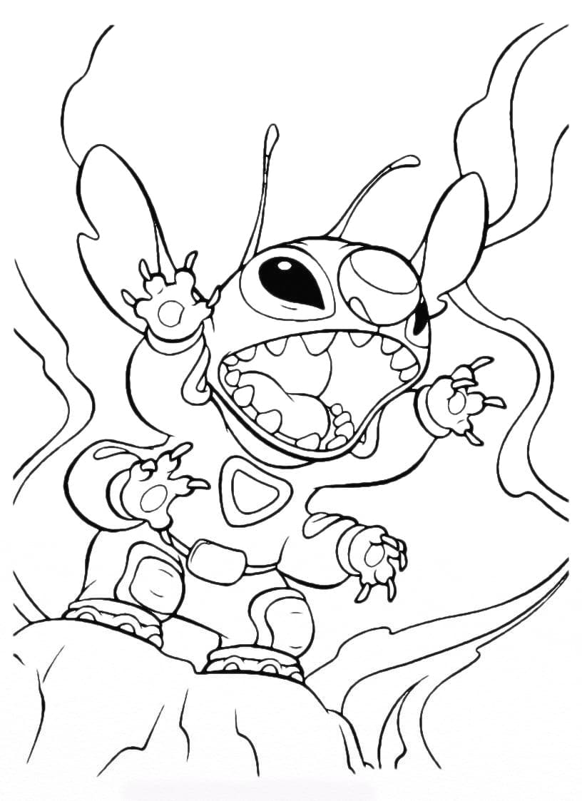 143 Cute Stitch Coloring Pages FREE Printable 105