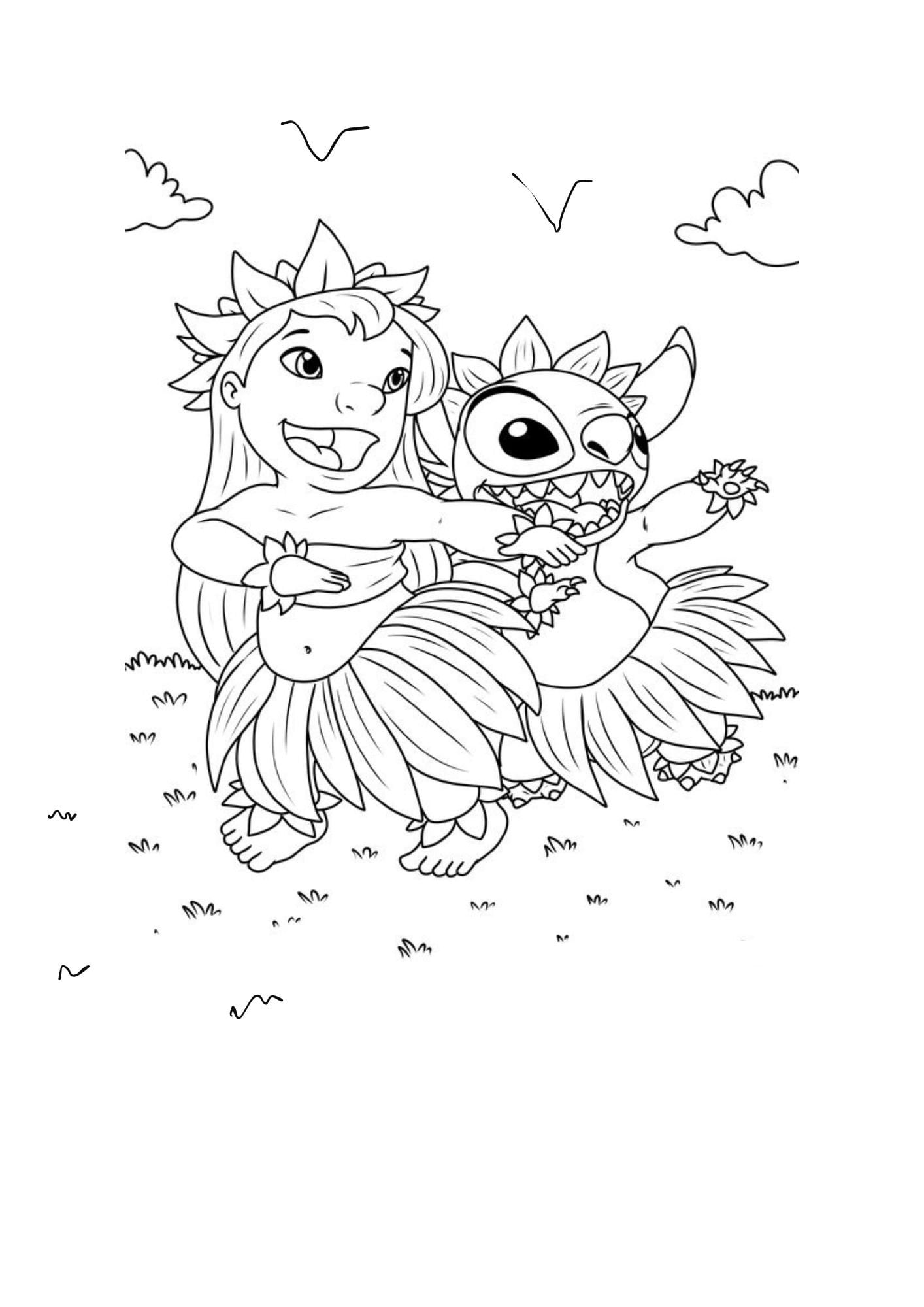 143 Cute Stitch Coloring Pages FREE Printable 107