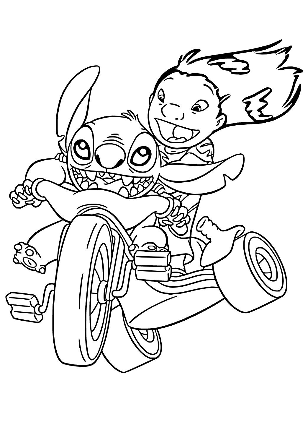 143 Cute Stitch Coloring Pages FREE Printable 108