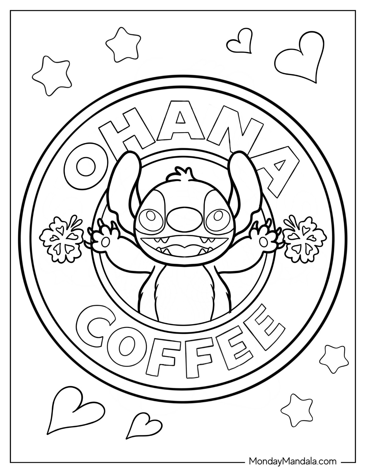 143 Cute Stitch Coloring Pages FREE Printable 109