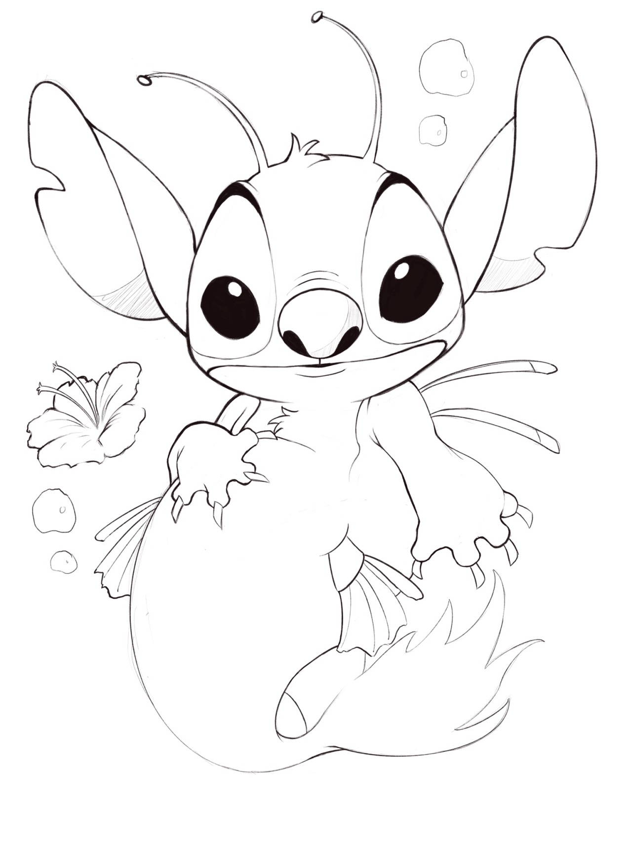 143 Cute Stitch Coloring Pages FREE Printable 112