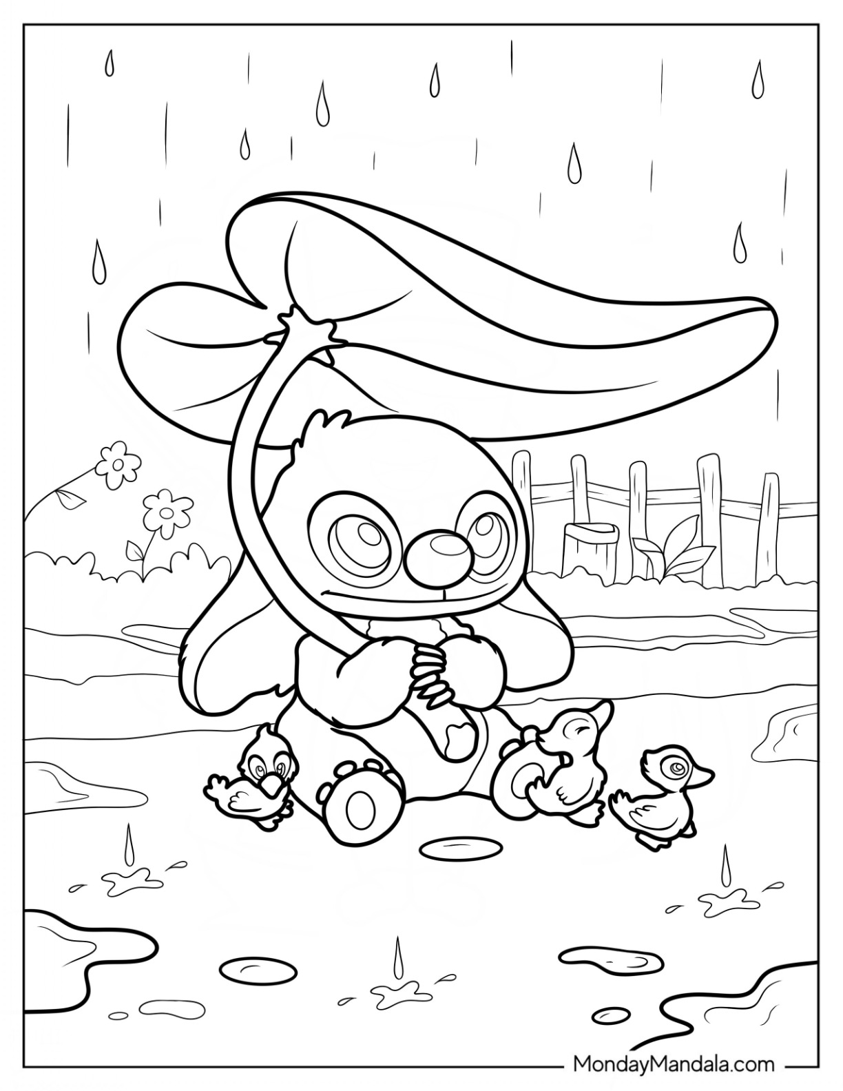 143 Cute Stitch Coloring Pages FREE Printable 119