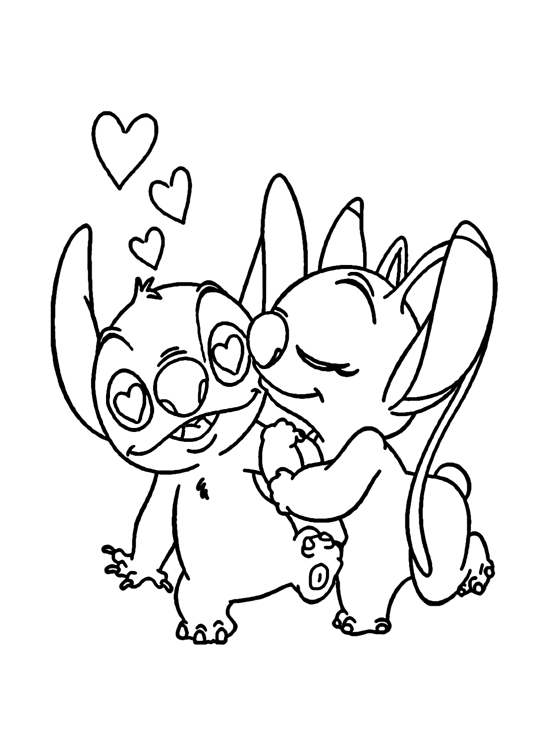 143 Cute Stitch Coloring Pages FREE Printable 126