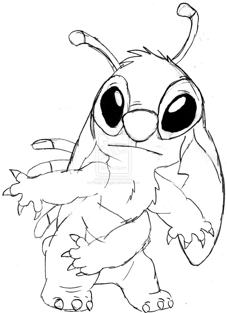 143 Cute Stitch Coloring Pages FREE Printable 136