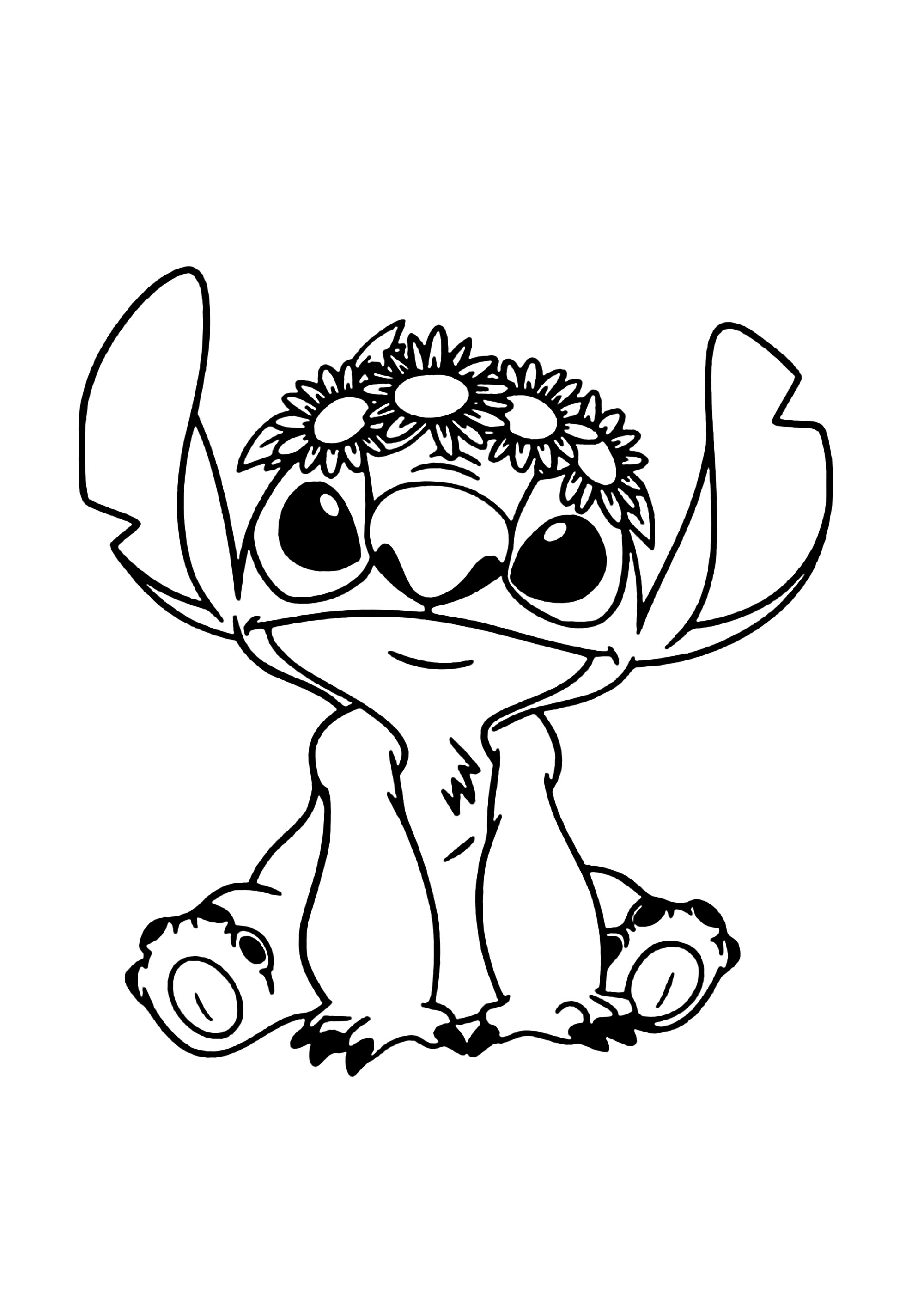 143 Cute Stitch Coloring Pages FREE Printable 19