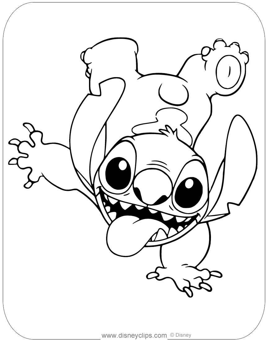 143 Cute Stitch Coloring Pages FREE Printable 20