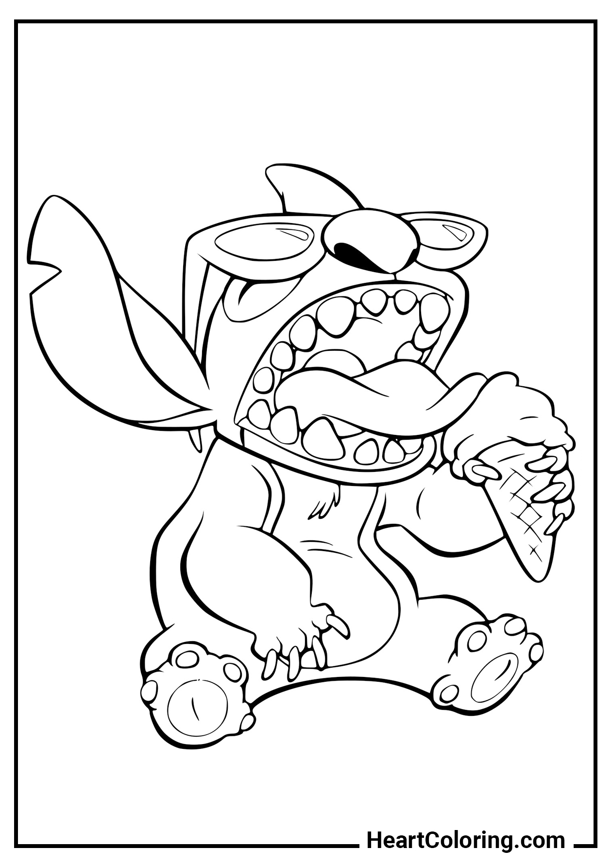 143 Cute Stitch Coloring Pages FREE Printable 25