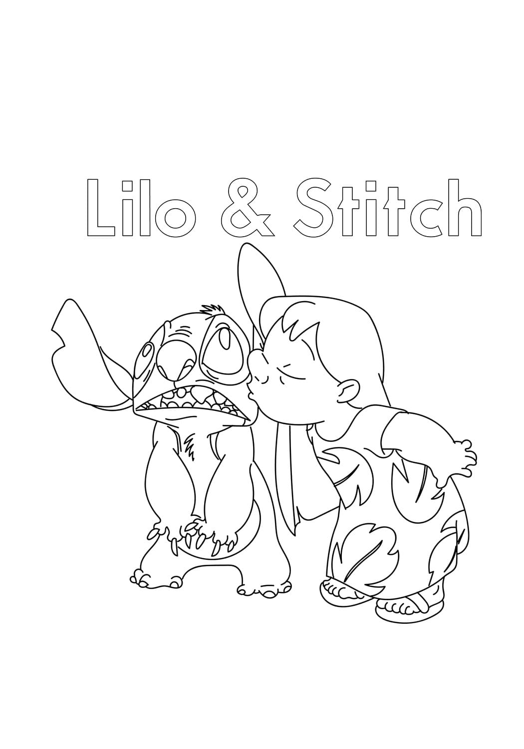 143 Cute Stitch Coloring Pages FREE Printable 29