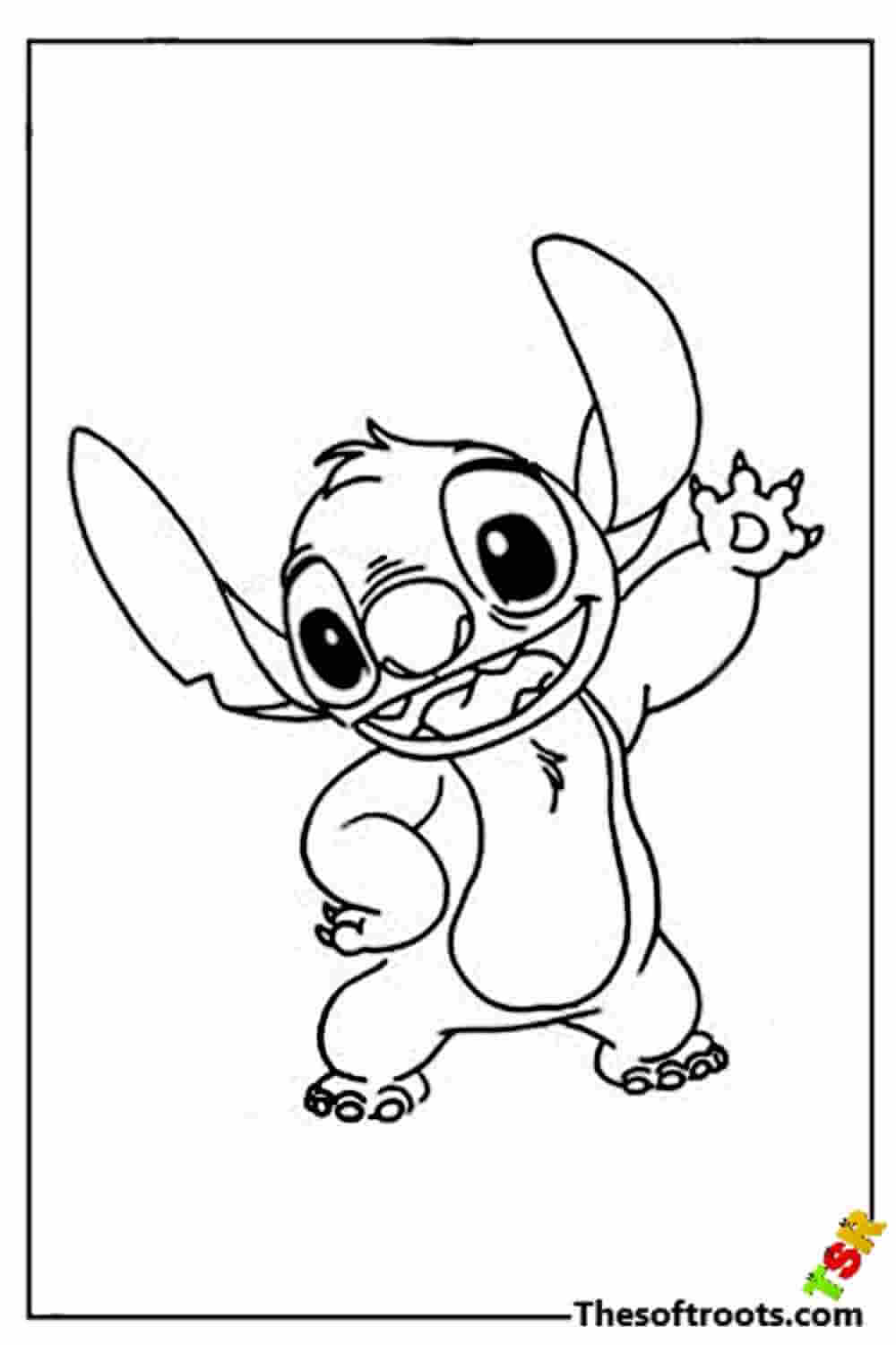 143 Cute Stitch Coloring Pages FREE Printable 32