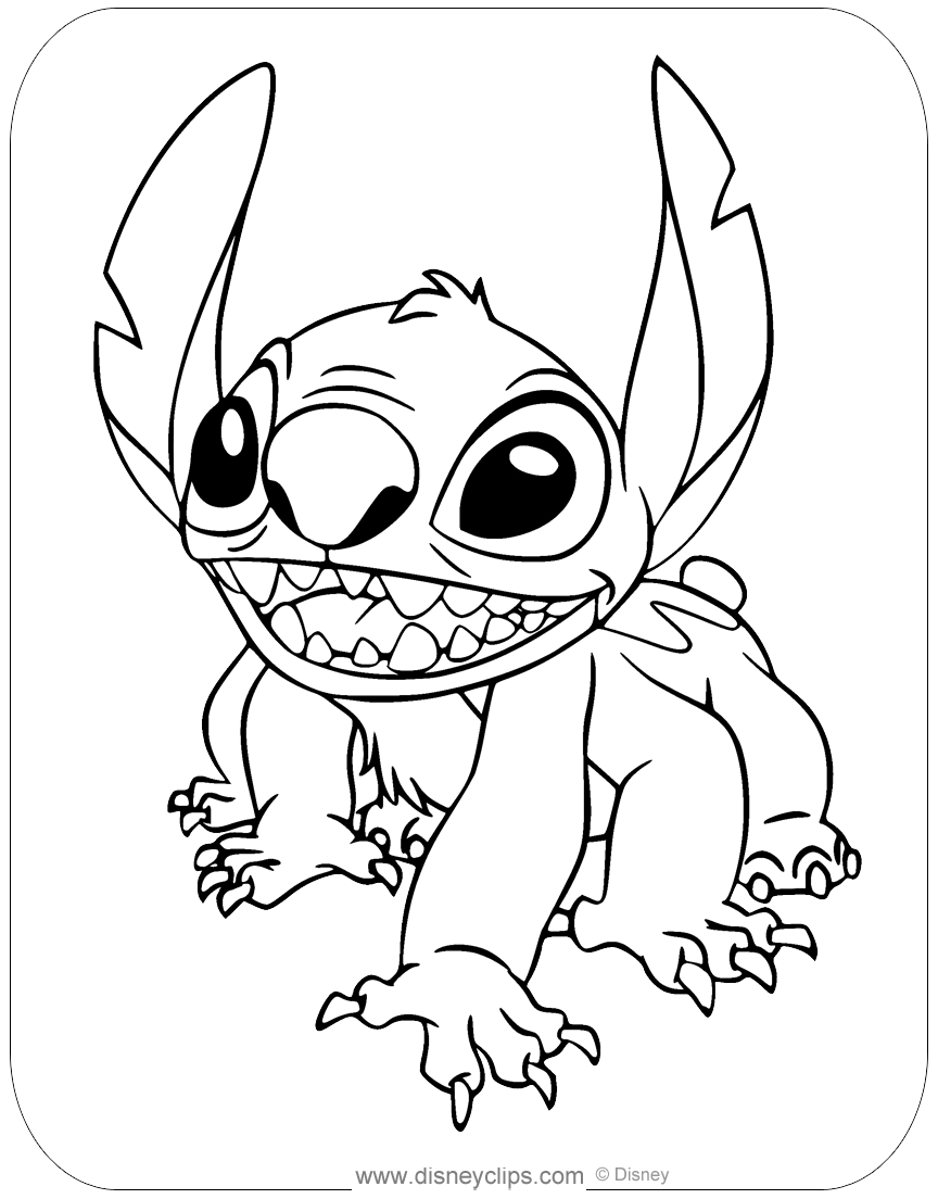 143 Cute Stitch Coloring Pages FREE Printable 33