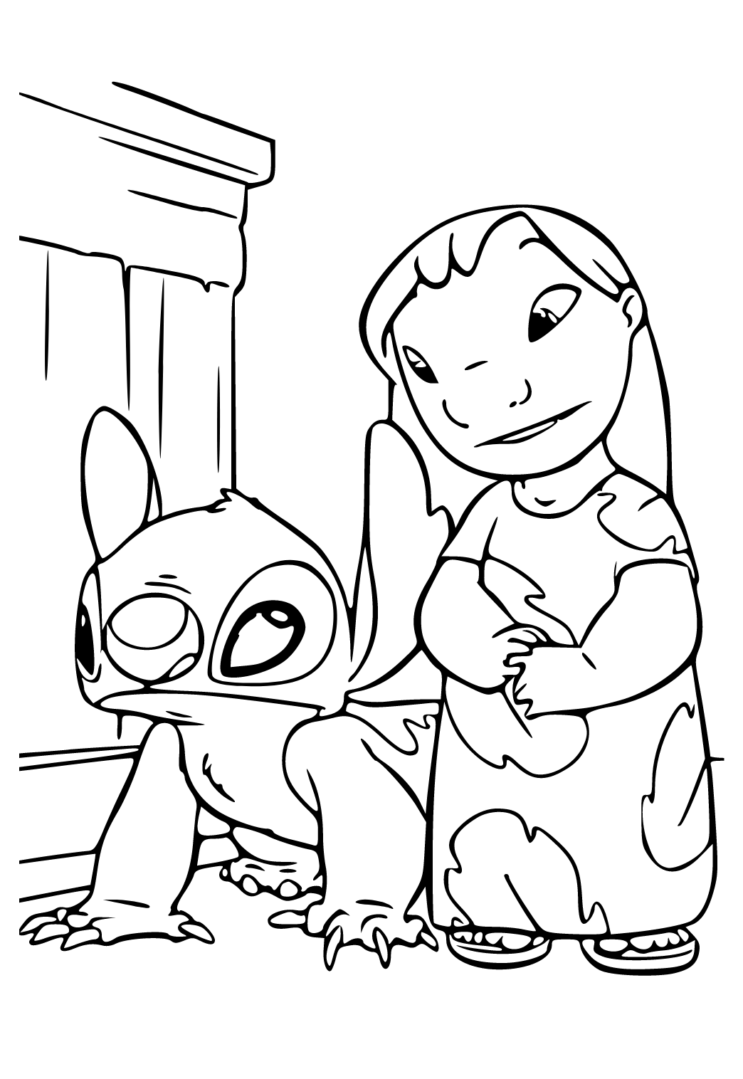 143 Cute Stitch Coloring Pages FREE Printable 34