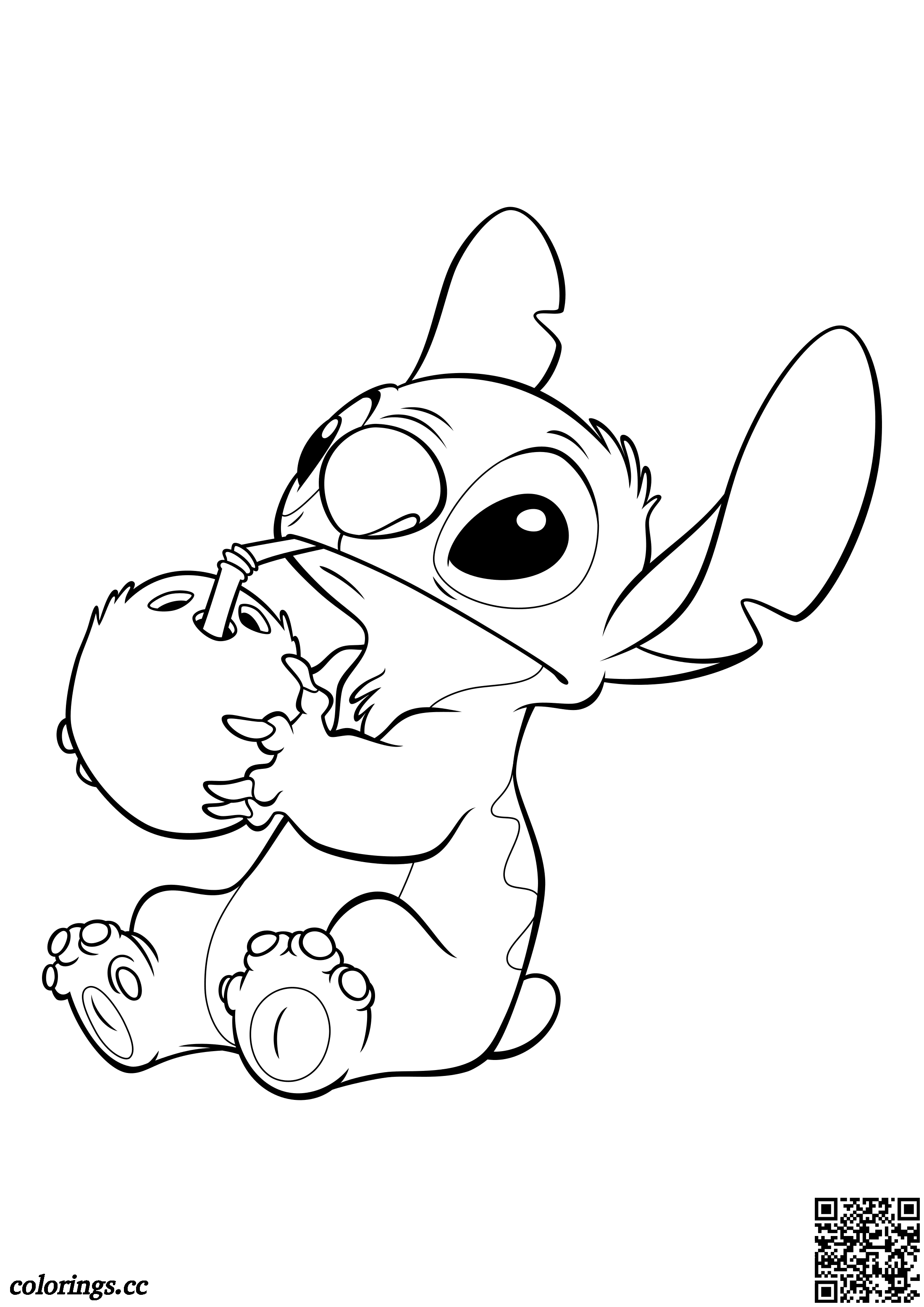 143 Cute Stitch Coloring Pages FREE Printable 37