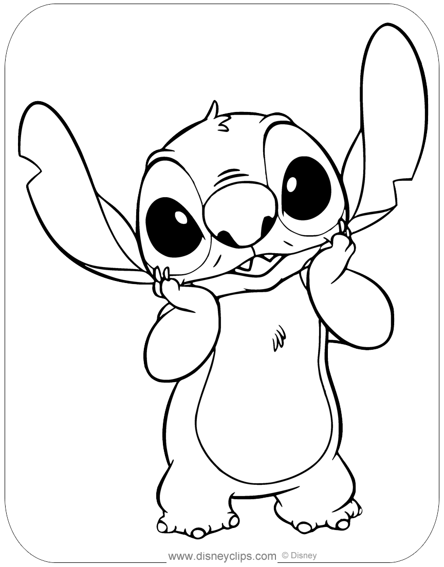 143 Cute Stitch Coloring Pages FREE Printable 4