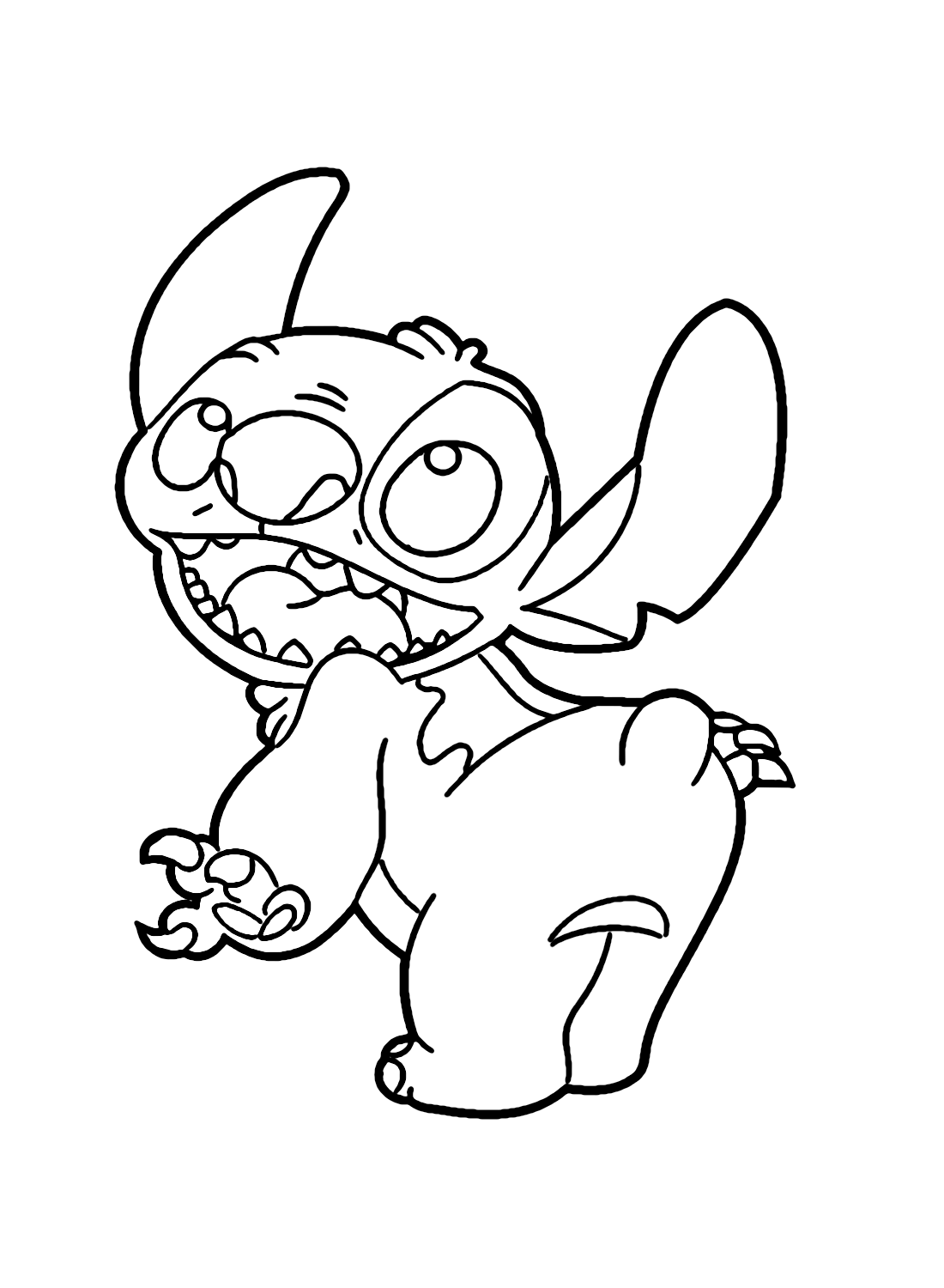 143 Cute Stitch Coloring Pages FREE Printable 43