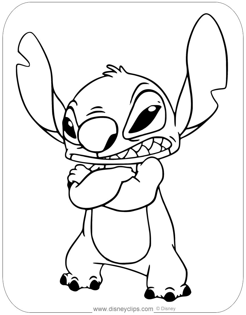 143 Cute Stitch Coloring Pages FREE Printable 46