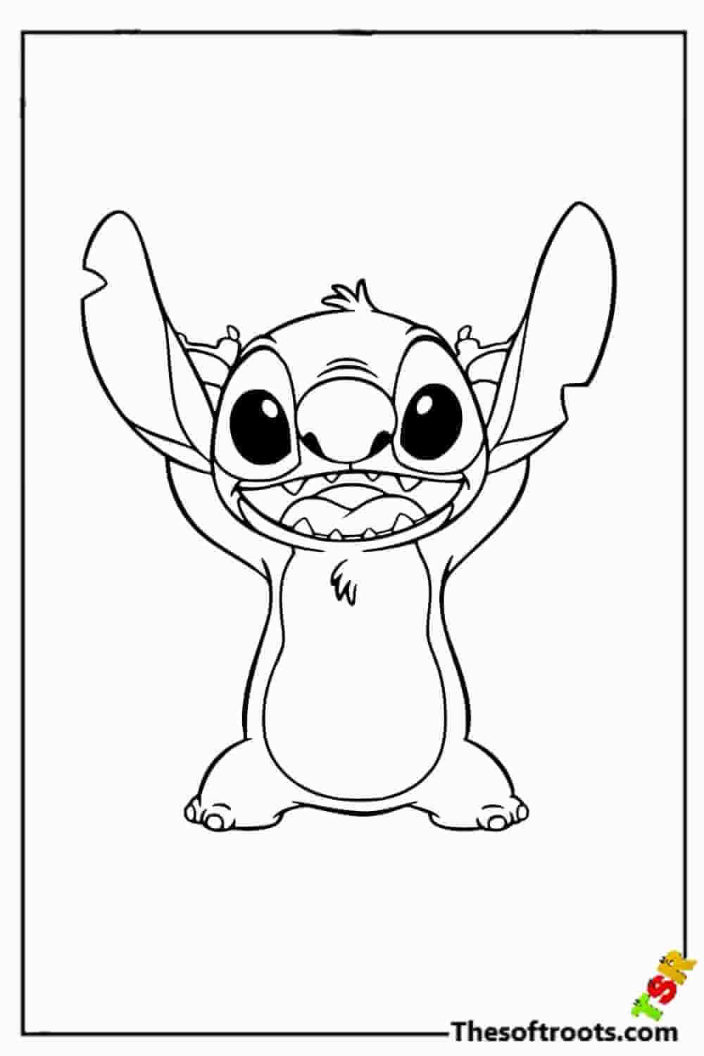 143 Cute Stitch Coloring Pages FREE Printable 49