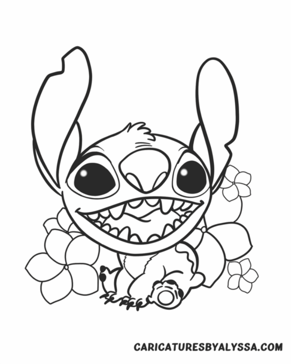 143 Cute Stitch Coloring Pages FREE Printable 55