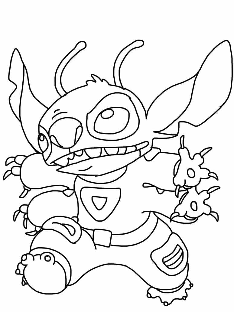 143 Cute Stitch Coloring Pages FREE Printable 56