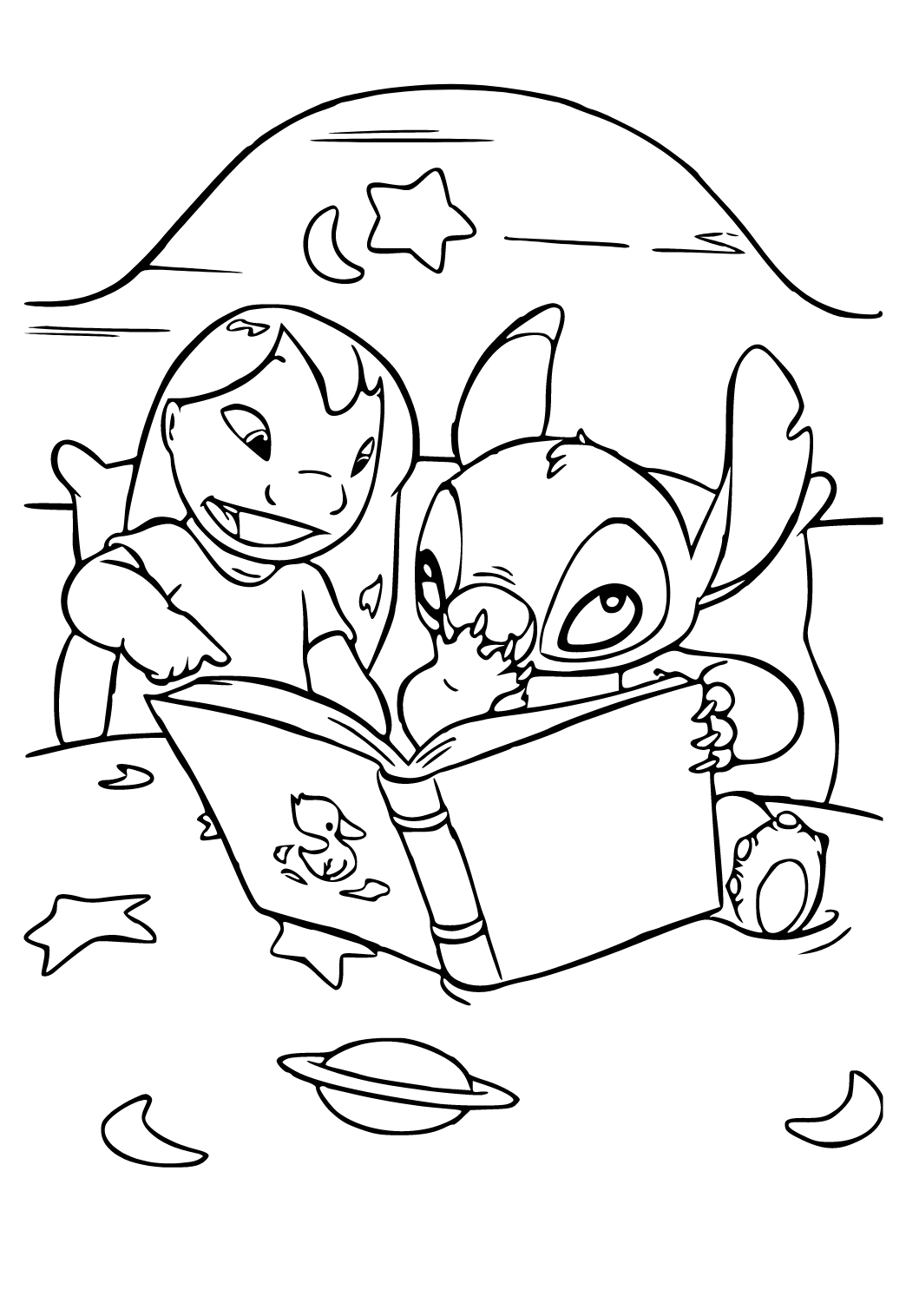 143 Cute Stitch Coloring Pages FREE Printable 57