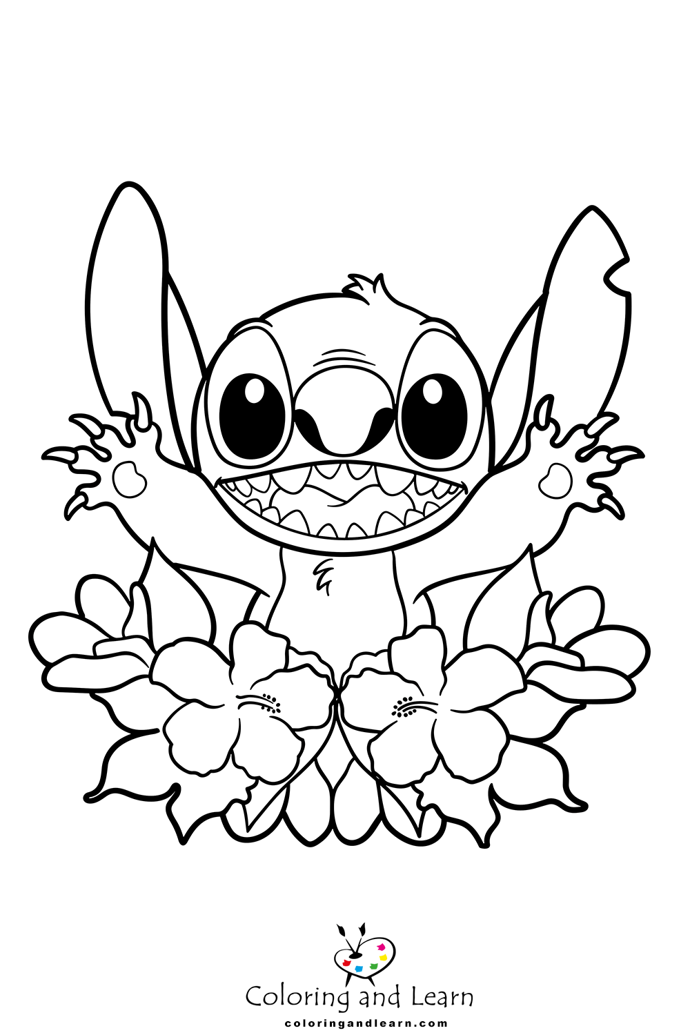 143 Cute Stitch Coloring Pages FREE Printable 6