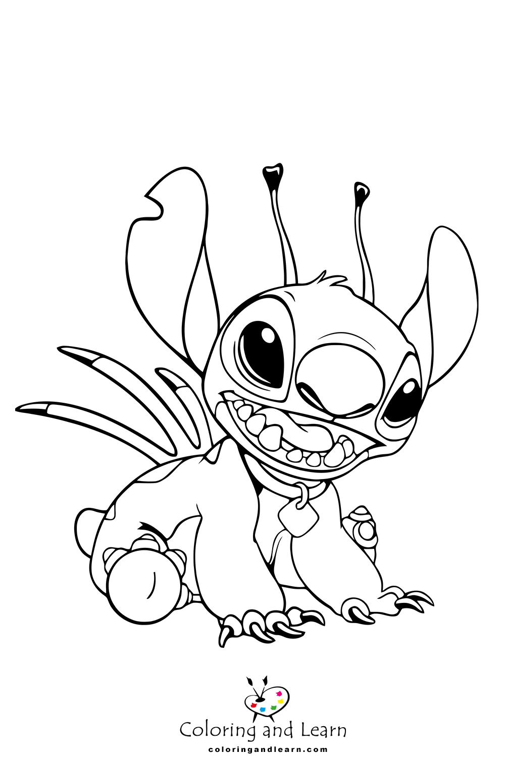 143 Cute Stitch Coloring Pages FREE Printable 64