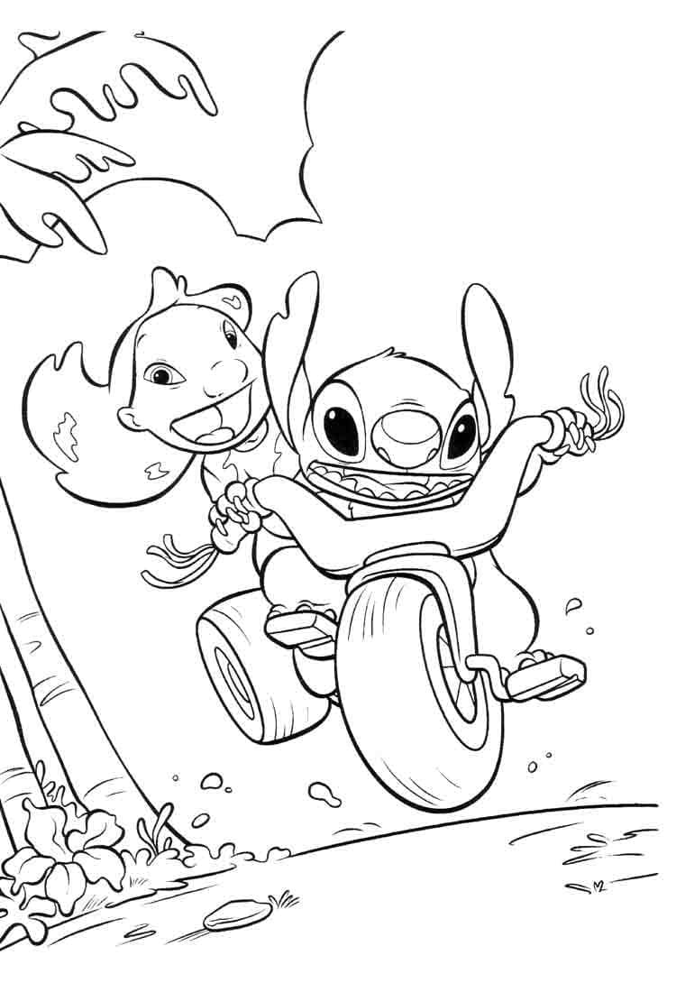 143 Cute Stitch Coloring Pages FREE Printable 67