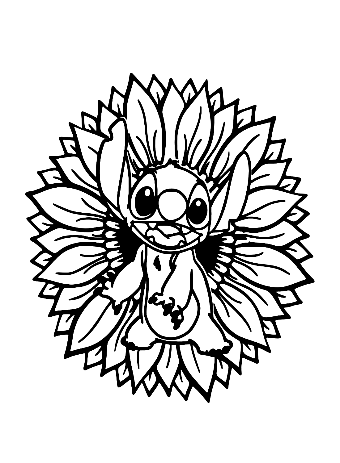 143 Cute Stitch Coloring Pages FREE Printable 68