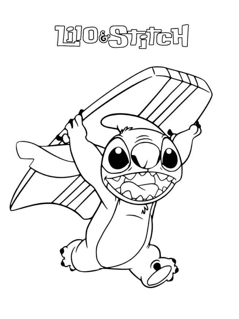 143 Cute Stitch Coloring Pages FREE Printable 75