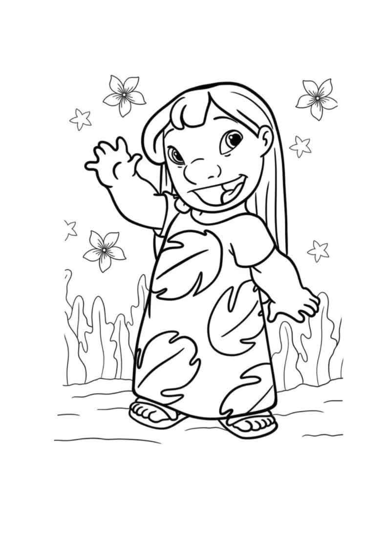 143 Cute Stitch Coloring Pages FREE Printable 78