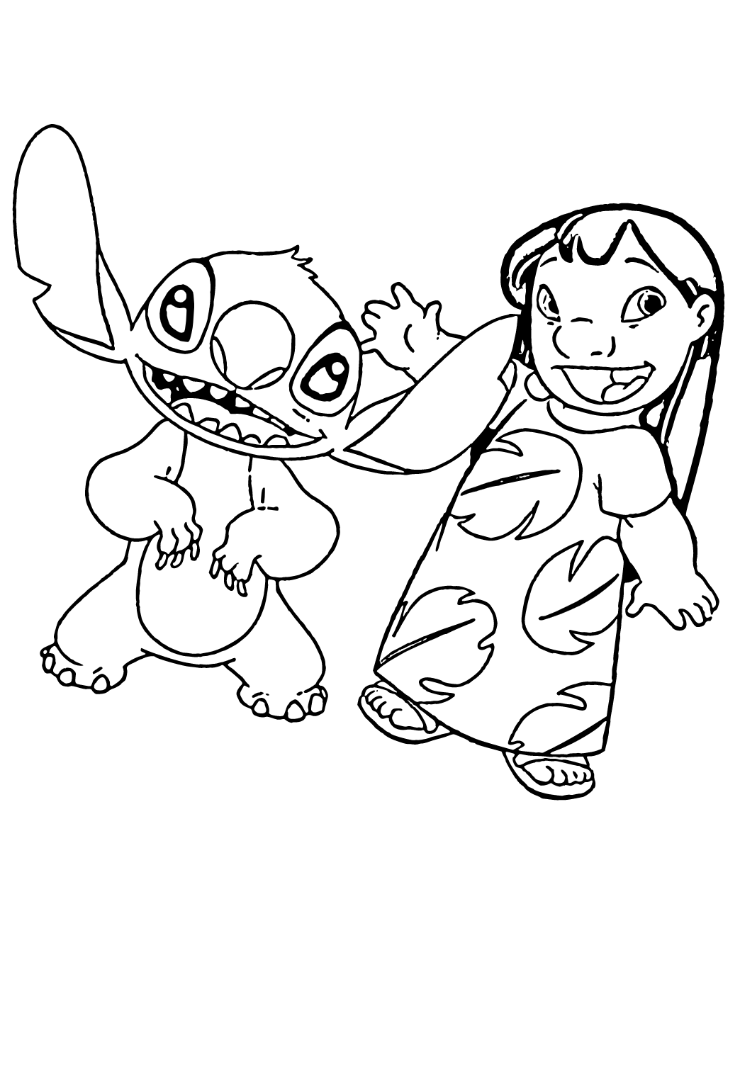 143 Cute Stitch Coloring Pages FREE Printable 79