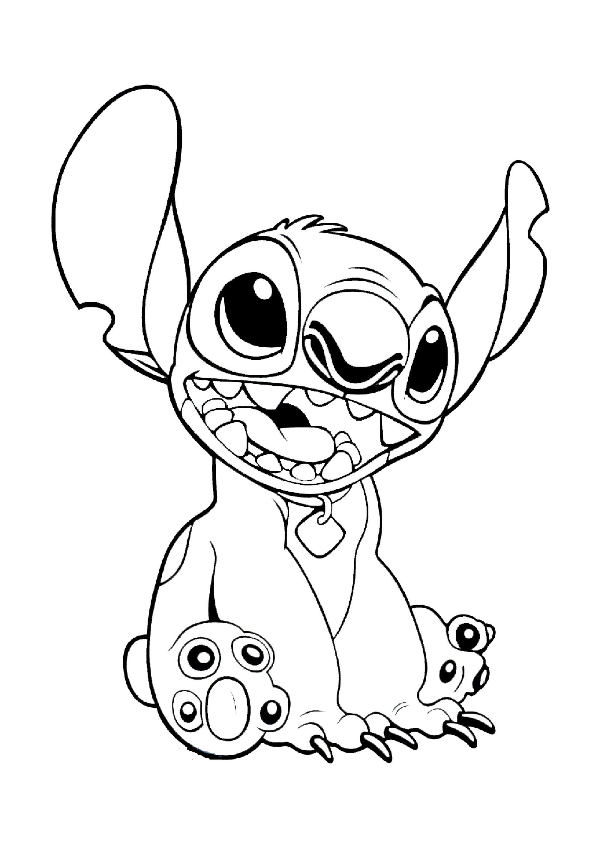 143 Cute Stitch Coloring Pages FREE Printable 82