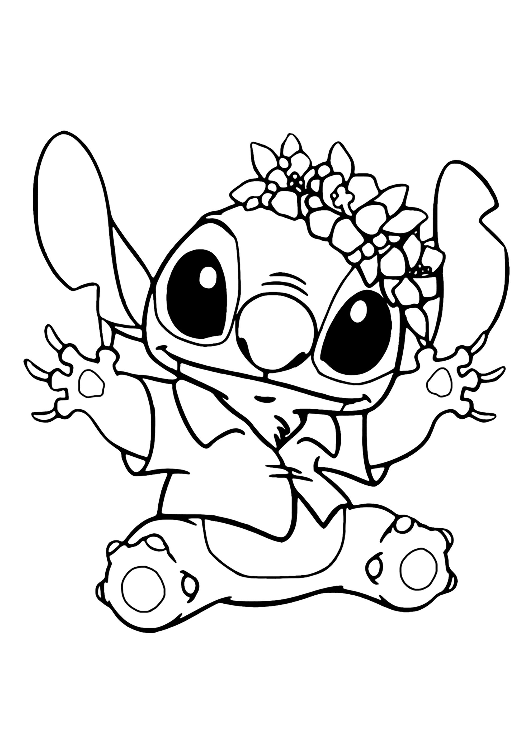 143 Cute Stitch Coloring Pages FREE Printable 90