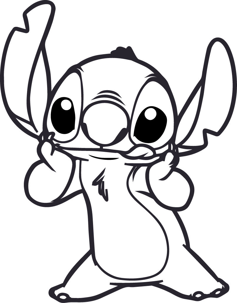 143 Cute Stitch Coloring Pages FREE Printable 93