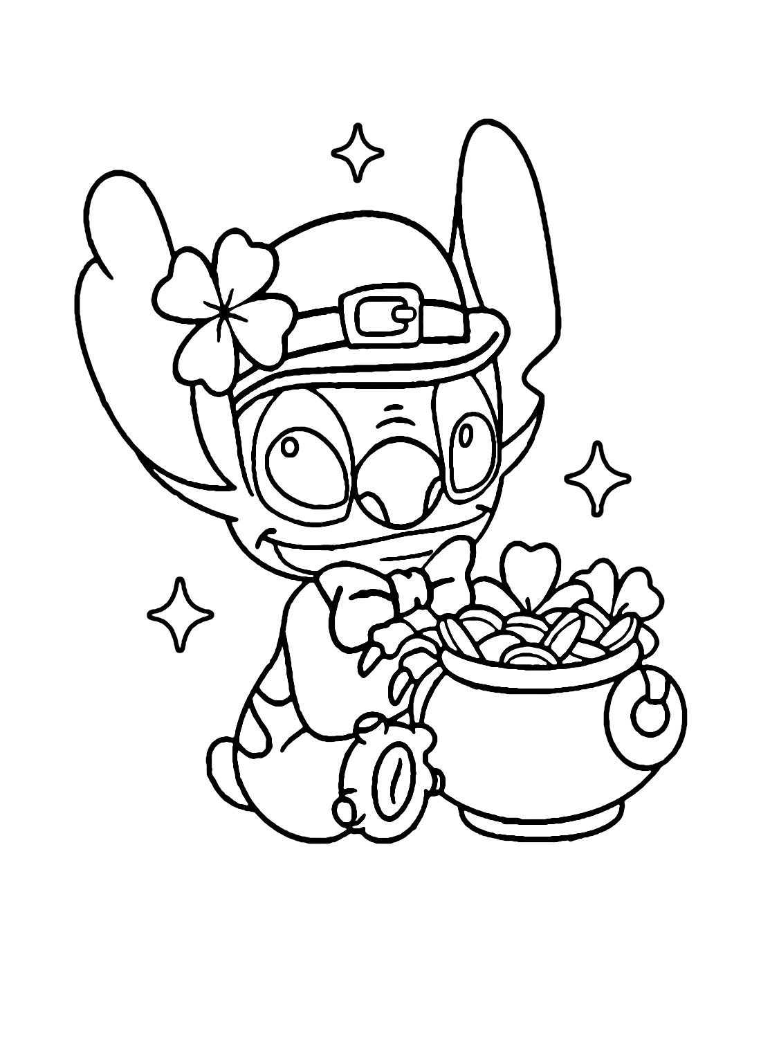 143 Cute Stitch Coloring Pages FREE Printable 95